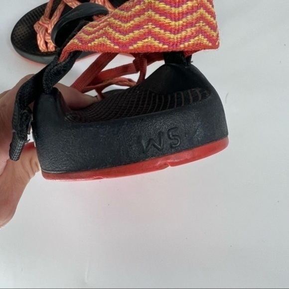 𝅺CHACO Womens 5 sandals ZCloud X2 Slingback Strappy Flats Toe Loop - Picture 4 of 5